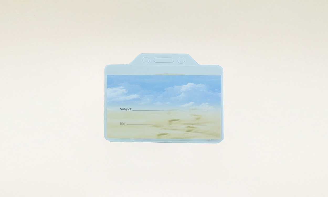 PVC Transparent <br />
Identification Card Holder<br />
Zip-lock ID Holder <br />
(ND-209)